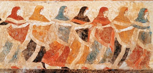 地中海的服装:克托米锡尼文化、伊特鲁里亚文化和伊比利亚文化