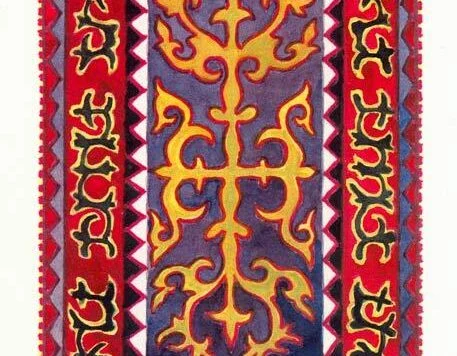 突厥-蒙古部落的装饰品图案