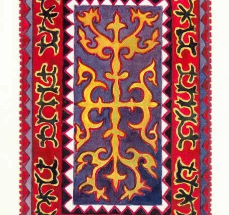 突厥-蒙古部落的装饰品图案