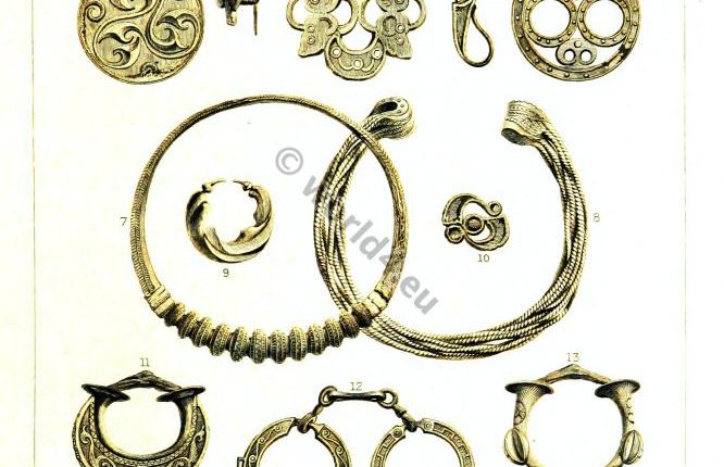 各种各样的埃及装饰品