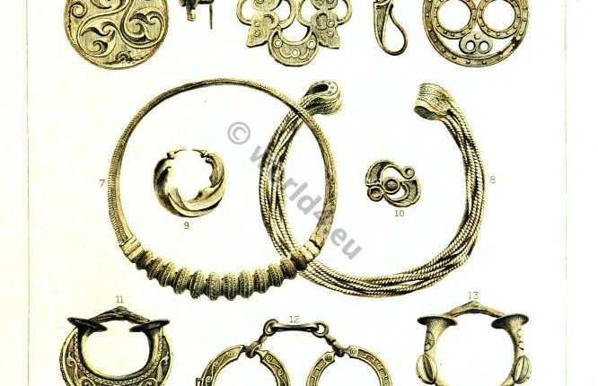 各种各样的埃及装饰品