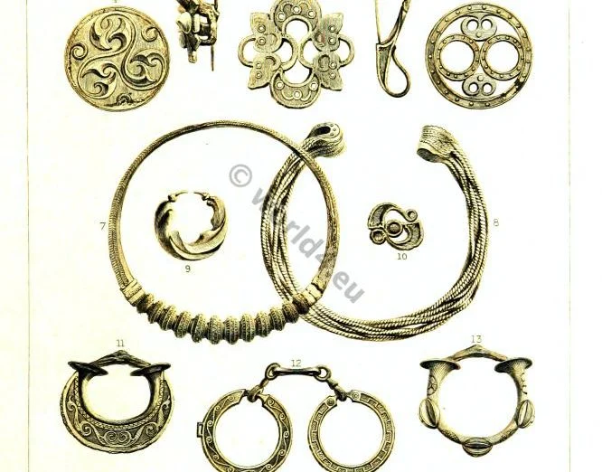 各种各样的埃及装饰品