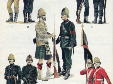 第一次布尔战争的制服，1881年