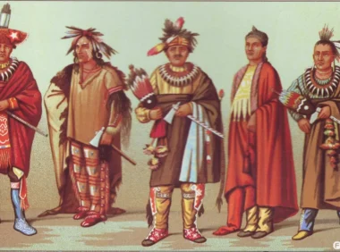 福克斯人、萨克人、卡瓦人、基利穆人传统服饰