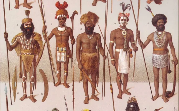 马来人 – 巴布亚人 – 原住民服饰