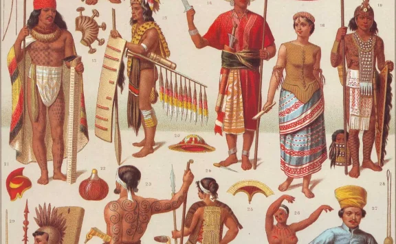 爪哇岛 – 婆罗洲 – 新加坡 – 菲律宾服饰