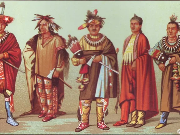 福克斯人、萨克人、卡瓦人、基利穆人传统服饰