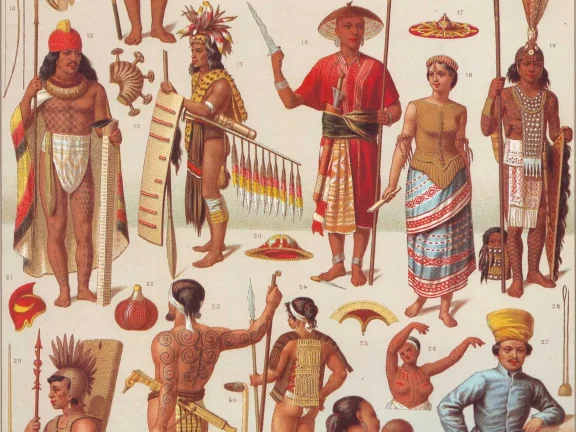 爪哇岛 – 婆罗洲 – 新加坡 – 菲律宾服饰