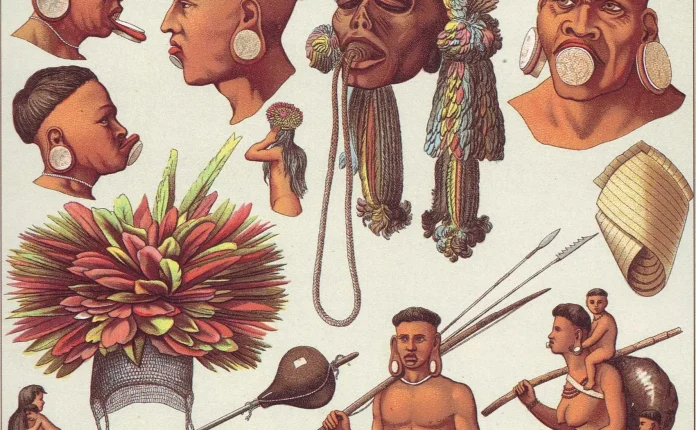 南美洲 – 瓜拉尼 – 加勒比海 – 博托库多斯传统服饰