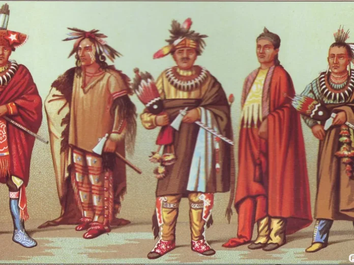 福克斯人、萨克人、卡瓦人、基利穆人传统服饰