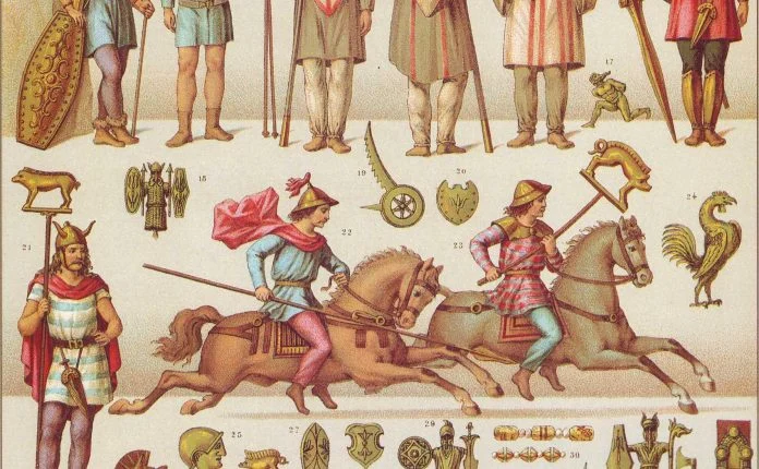 不列颠人和高卢人兵服