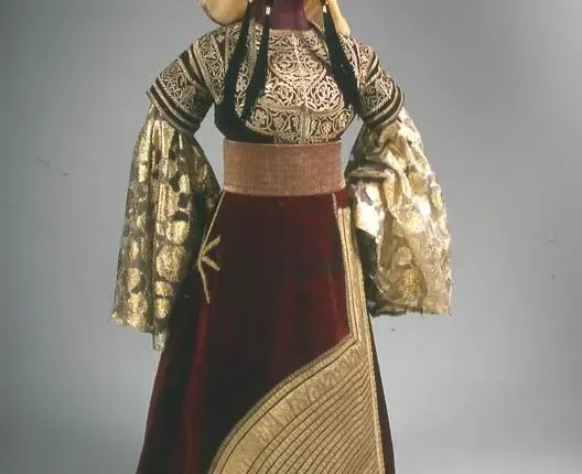 Berberisca连衣裙-摩洛哥犹太婚礼的传统服饰