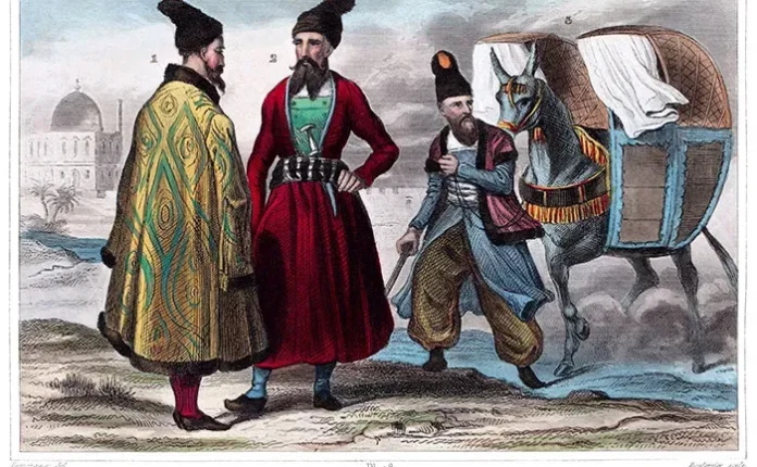 波斯(伊朗)古代约1850年传统服饰