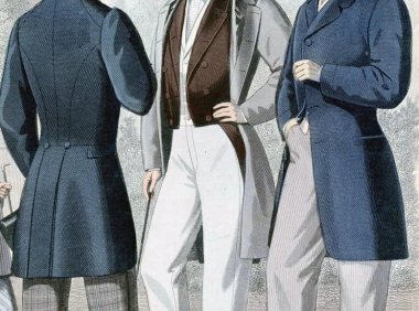 早期维多利亚男装:黑色在 1840 年代至 1880 年代占主导地位