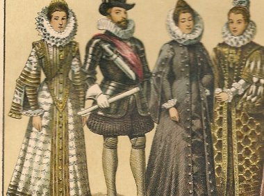 西班牙历史上的服装和武器。-17 世纪