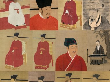 古代皇帝画像