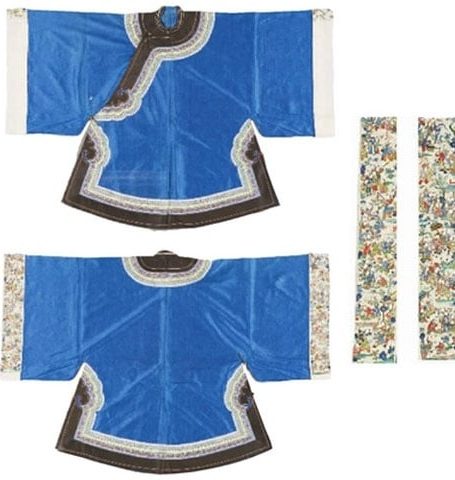 清代服饰袖口绣的历史 – 腕绣