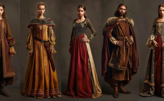 中世纪男女时尚