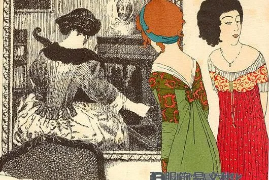 Paul Poiret 设计无紧身胸衣的连衣裙