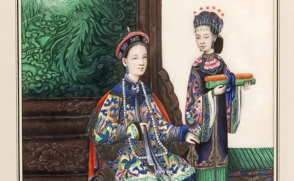 19世纪清朝女子服饰