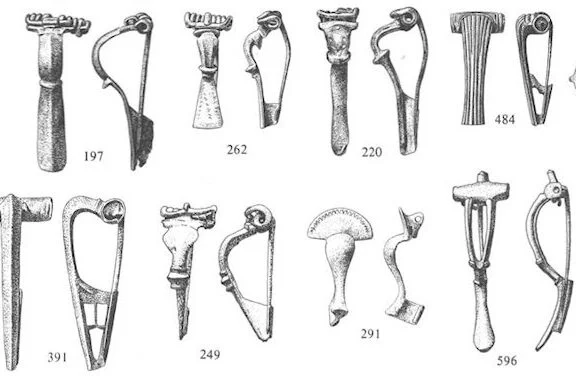 FIBULA(别针)希腊和罗马服装上的别针