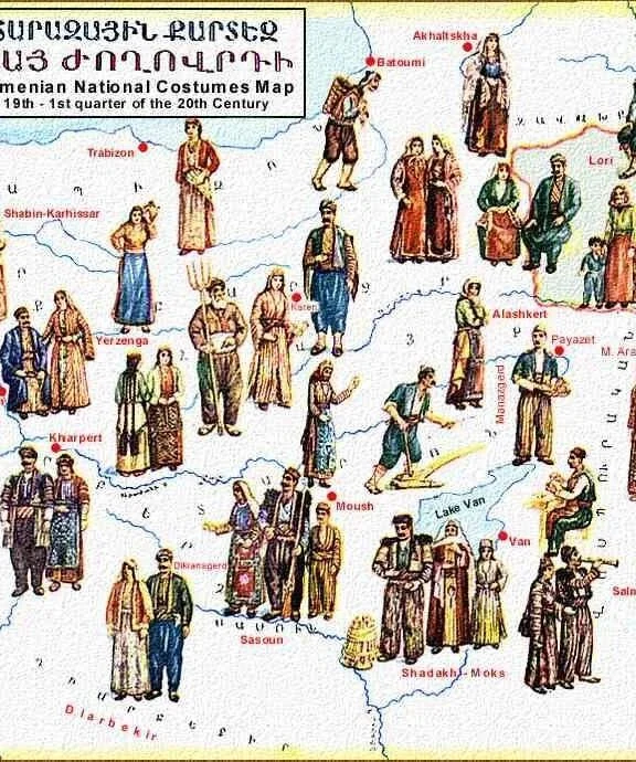 亚美尼亚传统服饰 – 塔拉兹(Taraz)