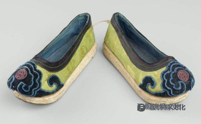 清朝儿童鞋子
