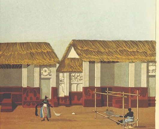 古代时期Ashanti 纺织品和染料，1819 年