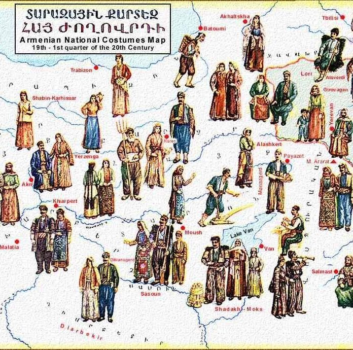 亚美尼亚传统服饰 – 塔拉兹（Taraz）