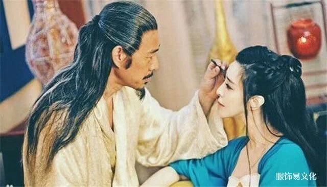 中国传统眉妆的历史 - 材料与形状